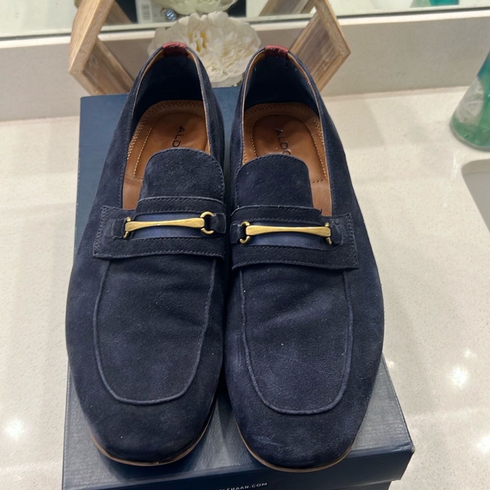 Aldo suede loafers sz 12
